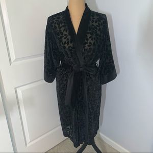 Victoria’s Secret Floral Velvet Robe